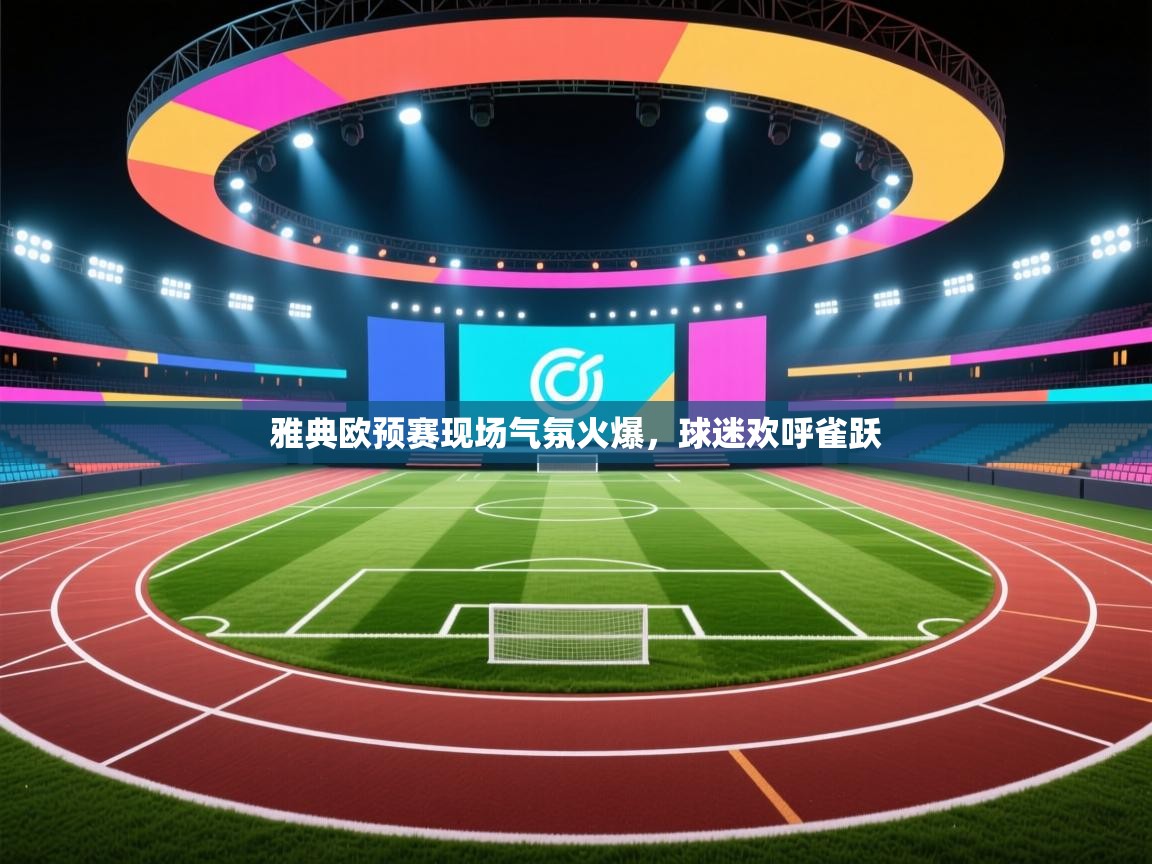 雅典欧预赛现场气氛火爆，球迷欢呼雀跃  第1张